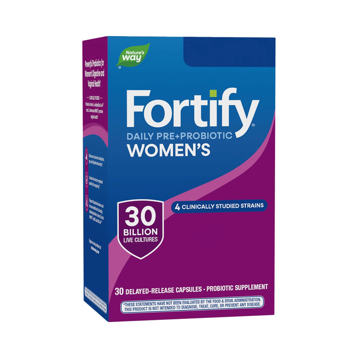 Nature's Way Fortify Daily Probiotikum 30 Kapseln Packung