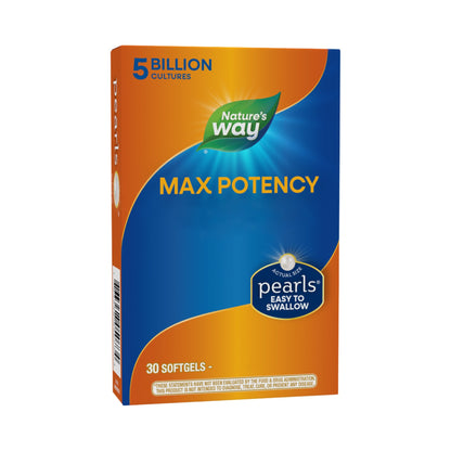Nature's Way Pearls Probiotikum 5 Mrd. KBE Packung Seitenansicht