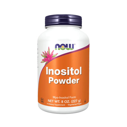 Reines NOW Foods Inositol Pulver online kaufen – Myo-Inositol Pulver ohne Zusatzstoffe, geschmacksneutral, glutenfrei und in Premium-Qualität aus den USA.