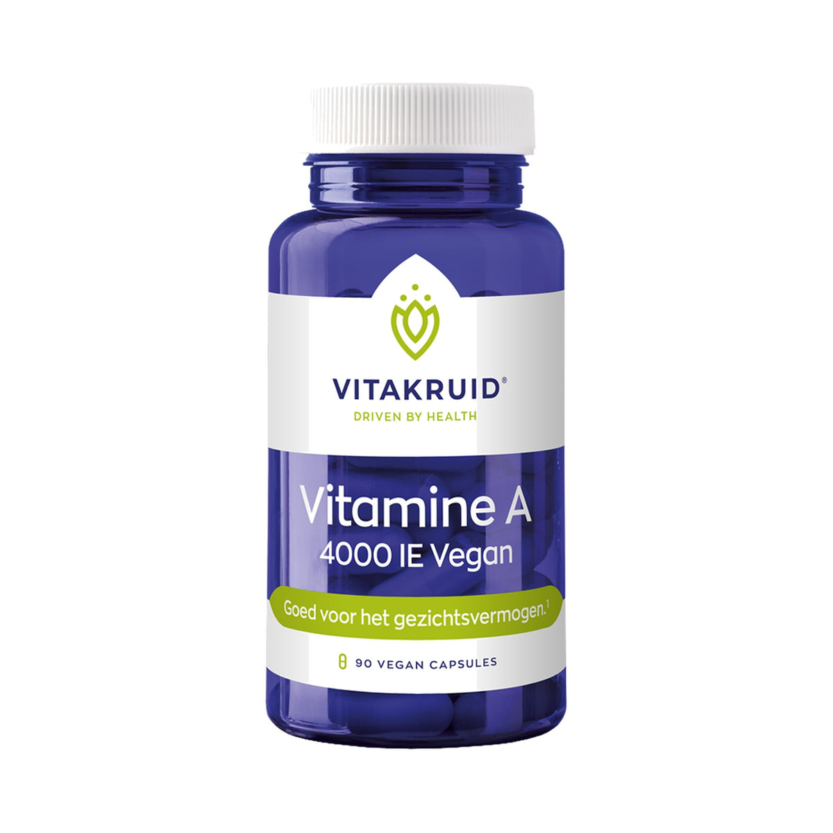 Vitakruid Vitamin A 4000 IE Vegan 90 Kapseln – Vitamin A Nahrungsergänzung von Vitakruid, Vitamin A Kapseln vegan