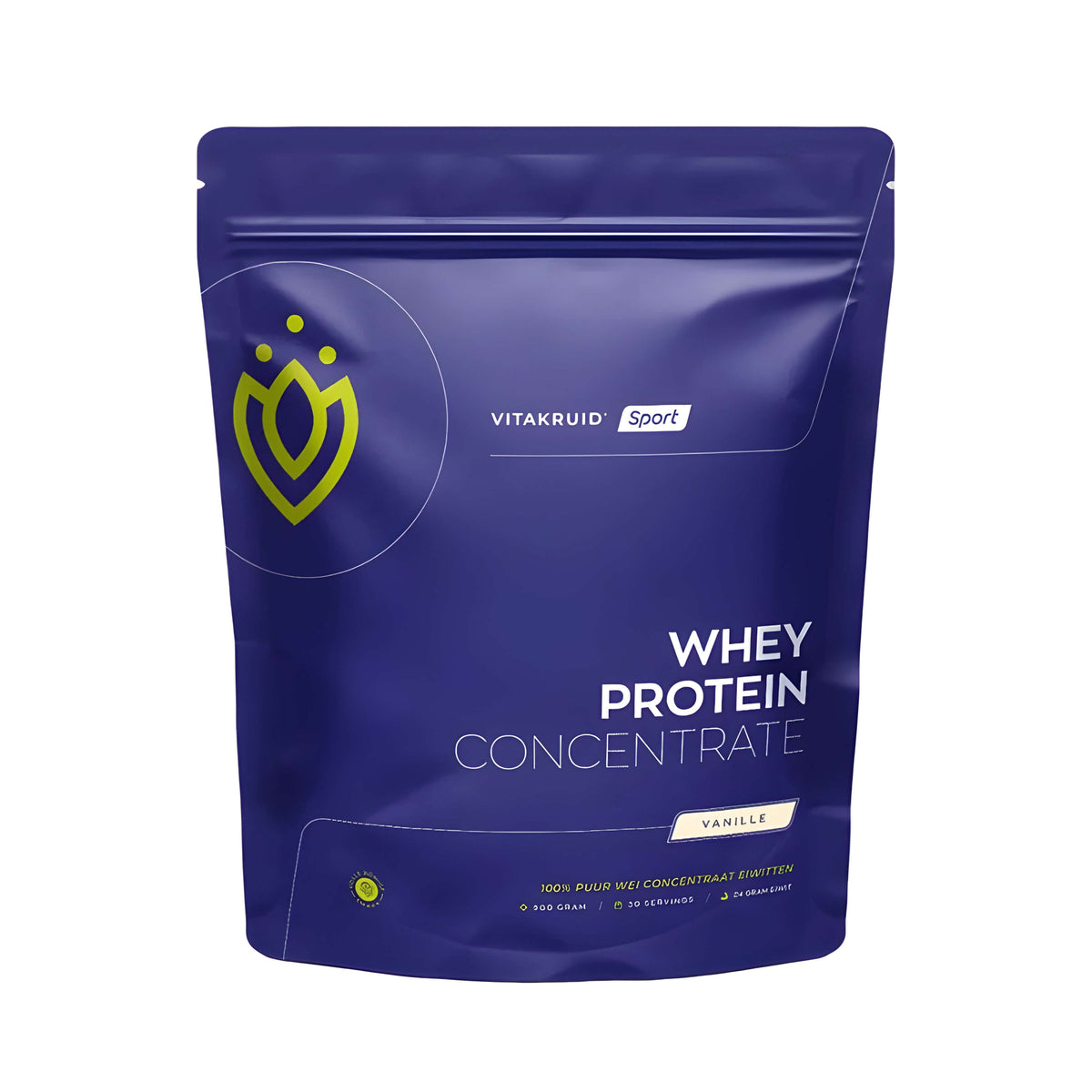 Vitakruid Whey Protein mit Molkenprotein, BCAA und essenziellen Aminosäuren – hochwertiges Proteinpulver für Proteinshake, Muskelaufbau, Sporternährung, Fitnessstudio und Regeneration nach dem Training.