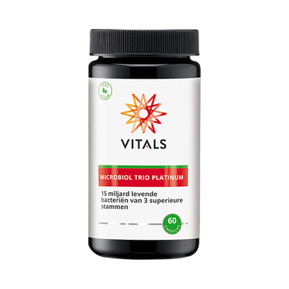Vitals Microbiol Trio Platinum – 3 Stämme, 15 Mrd. KBE pro Kapsel – 60 vegane Kapseln