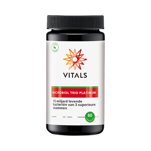 Vitals Microbiol Trio Platinum – 3 Stämme, 15 Mrd. KBE pro Kapsel – 60 vegane Kapseln