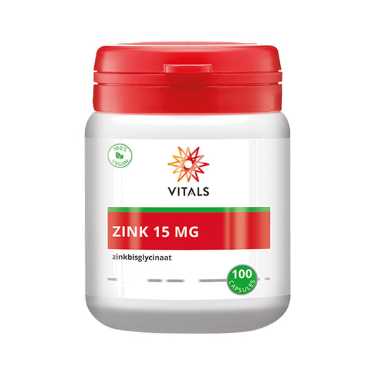 Vitals Zink 15 mg (TRAACS®) – 100 Kapseln